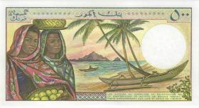 Komoren / Comoros P.10a 500 Francs (1986) (1) U.2 