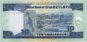 Swasiland / Swaziland P.29a 10 Emalangeni 2001 (1) 