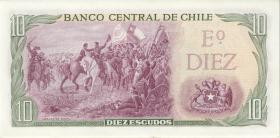 Chile P.142 10 Escudos (1970) (1) U.1 