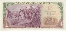 Chile P.142 10 Escudos (1970) (1) U.2 