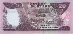 Swasiland / Swaziland P.25c 20 Emalangeni 1998 (1) low number 