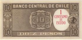 Chile P.120 10 Pesos 1958-59 (1) U.3 