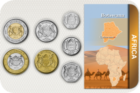 Kursmünzensatz Botswana 