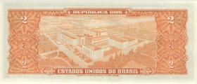 Brasilien / Brazil P.157Ab 2 Cruzeiros (1956-58) (1) 