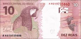 Brasilien / Brazil P.254a 10 Reais 2010 (2012) (1) 