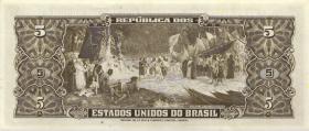 Brasilien / Brazil P.176a 5 Cruzeiros (1962) (1) 