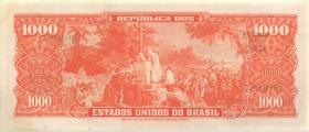 Brasilien / Brazil P.181 1000 Cruzeiros (1963) (1) 