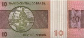 Brasilien / Brazil P.193e 10 Cruzeiros (1980) (1) 