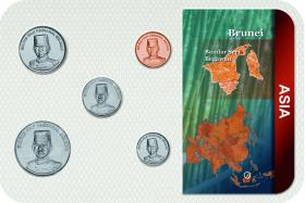 Kursmünzensatz Brunei / Coin Set Brunei 