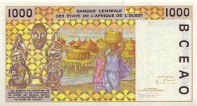 West-Afr.Staaten/West African States P.311Ce 1000 Francs (1994) (1) 