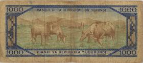 Burundi P.25b 1000 Francs 1976 (5) 