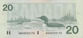 Canada P.097c 20 Dollars 1991 (1) 