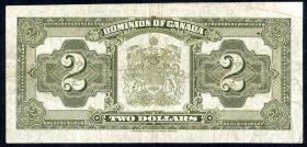 Canada P.034c 2 Dollars 1923 (3) 