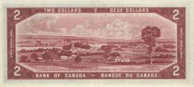 Canada P.067a 2 Dollars 1954 "Devils Face" (1/1-) 