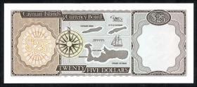 Cayman-Inseln P.04 25 Dollars (1972) (1) 
