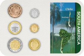 Kursmünzensatz Chile 