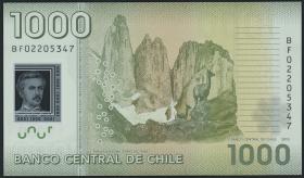 Chile P.161a 1000 Pesos 2010 Polymer (1) 