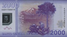 Chile P.162c 2000 Pesos 2013 Polymer (1) 