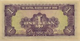 China P.J009b 1 Yuan 1940 (1) 