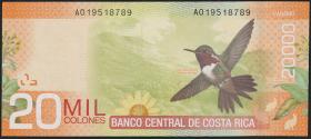 Costa Rica P.278a 20000 Colones 2009 (1) 