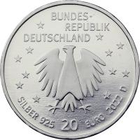 Deutschland 20 Euro 2022 50 Jahre Deutsches Kinderhilfswerk prfr 