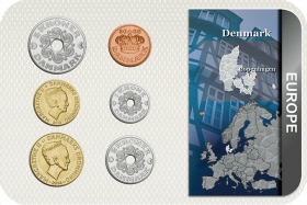 Kursmünzensatz Dänemark / Coin Set Denmark 