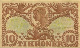 Dänemark / Denmark P.31j 10 Kroner 1941 R (2) 