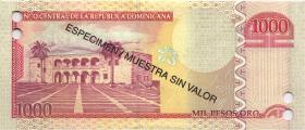 Dom. Republik/Dominican Republic P.180s2 2009 Pesos Oro 2009 SPECIMEN (1) 