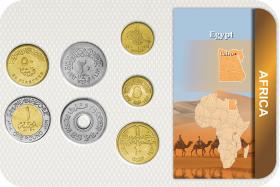 Kursmünzensatz Ägypten / Coin Set Egypt 