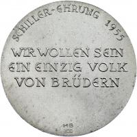 Ehrenmedaille Schiller-Ehrung 1955 