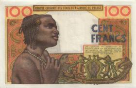 West-Afr.Staaten/West African States P.101Ab 100 Francs 1961 (1-) 