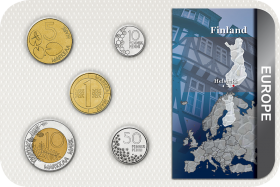 Kursmünzensatz Finnland / Coin Set Finland 
