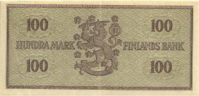 Finnland / Finland P.091 100 Markkaa 1955 (3+) 