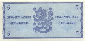 Finnland / Finland P.103 5 Markkaa 1963 Litt. A (1) 