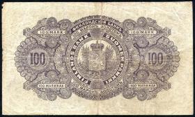 Finnland / Finland P.007 100 Markkaa 1898 (3/4) 