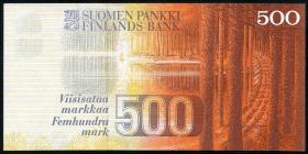 Finnland / Finland P.120 500 Markkaa 1986 (1991) (1-) 