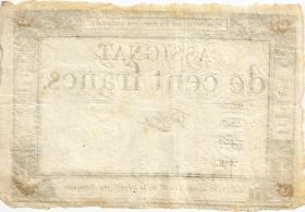Frankreich / France P.A078 Assignat 100 Francs (1795) (3) 