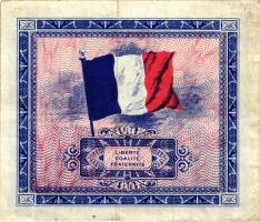 Frankreich / France P.114b 2 Francs 1944 Block 2 (3) 