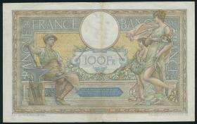 Frankreich / France P.078a 100 Francs 1926 (2-) 