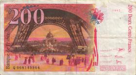 Frankreich / France P.159 200 Francs 1996-99 (3) 