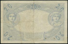 Frankreich / France P.061 20 Francs 1874 (3) 