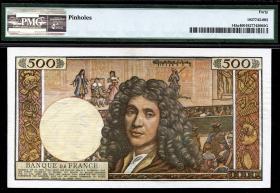 Frankreich / France P.145a 500 Neue Francs 1964 (2) 