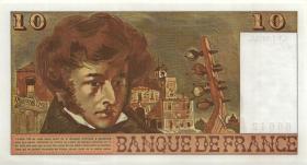 Frankreich / France P.150b 10 Francs 1975 Berlioz (1) 