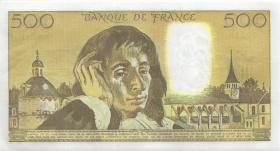 Frankreich / France P.156i 500 Francs 1991 (1) 