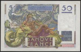 Frankreich / France P.127c 50 Francs 29.6.1950 (1) 