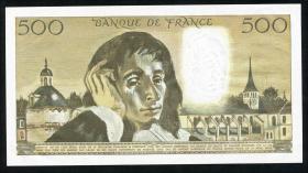 Frankreich / France P.156a 500 Francs 1969 (1) 
