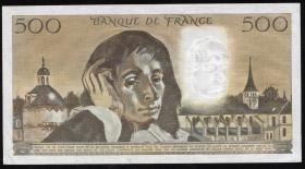 Frankreich / France P.156e 500 Francs 1980 (1) 