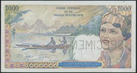 Frz.-Äquatorialafrika / F.Equatorial Africa P.26s 1000 Francs (1947) Specimen (1-) 