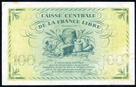Frz.-Äquatorialafrika / F.Equatorial Africa P.13a 100 Francs L.1941 (3) 