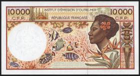 Frz. Pazifik Terr. / Fr. Pacific Terr. P.04e 10.000 Francs (1985) (1) 